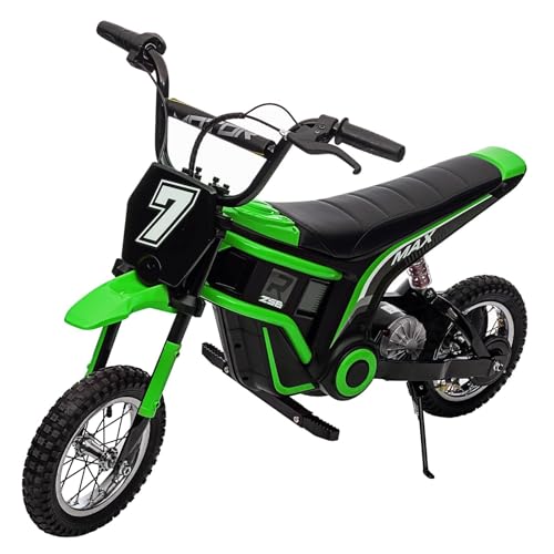 Kids Electric Dirt Bike, 24-Volt 350-Watt Electric Motorcycle, Up to 14.29 MPH, for Kids 8-14, 3-Speed Modes, Maximum Load 135 Lbs.