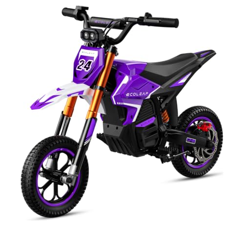 K2 Electric Motorcycle for Kids, 36V Dirt Bike, 750W Peak, Ages 4+