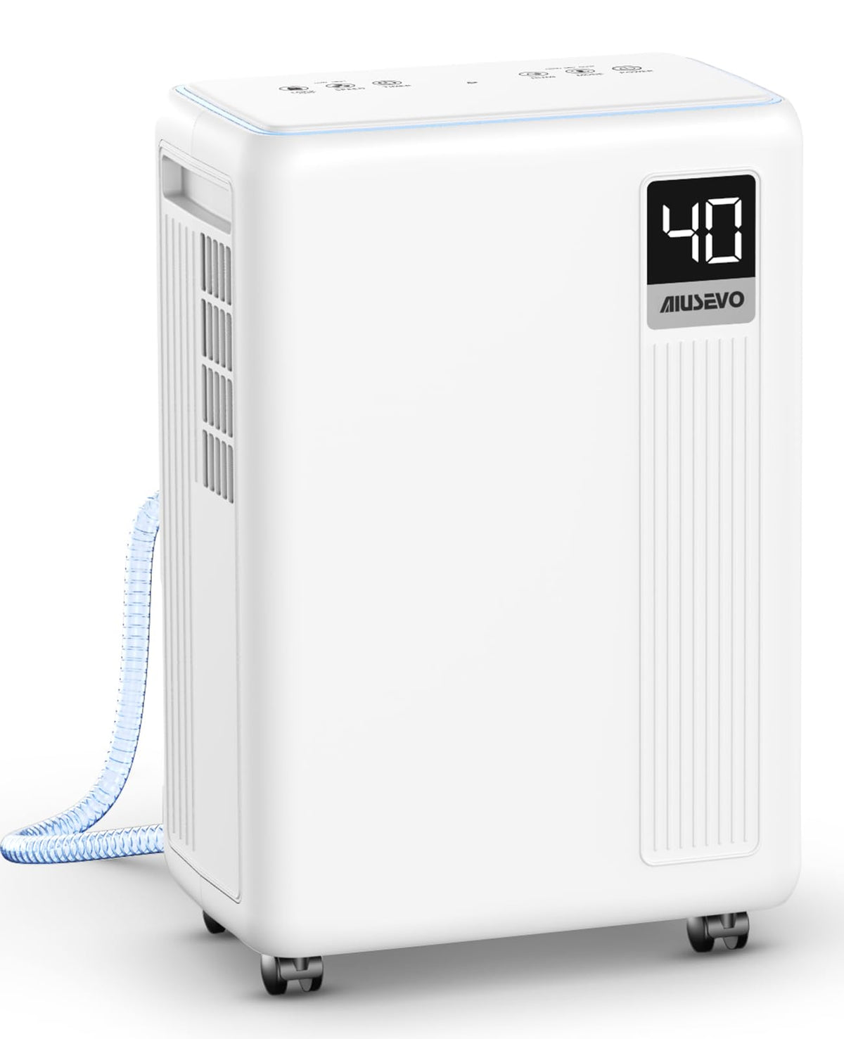 26-Pint Dehumidifier, Dehumidifier for Basement with Drain Hose, 2600 sq ft
