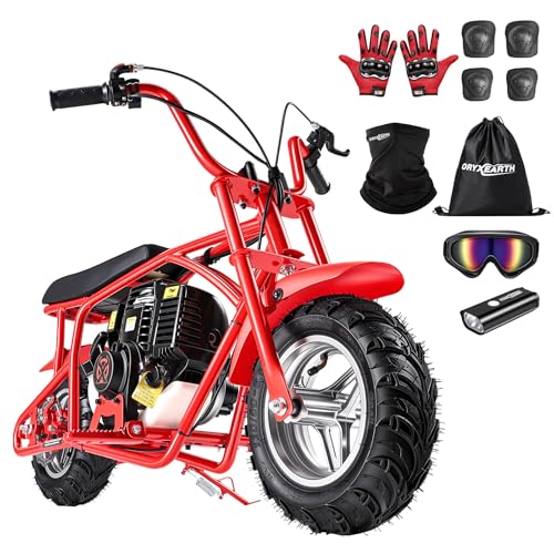 BRM40 Mini Gas Pit Bike for Teens 40cc 4-Stroke Dirt Bike for 18 MPH