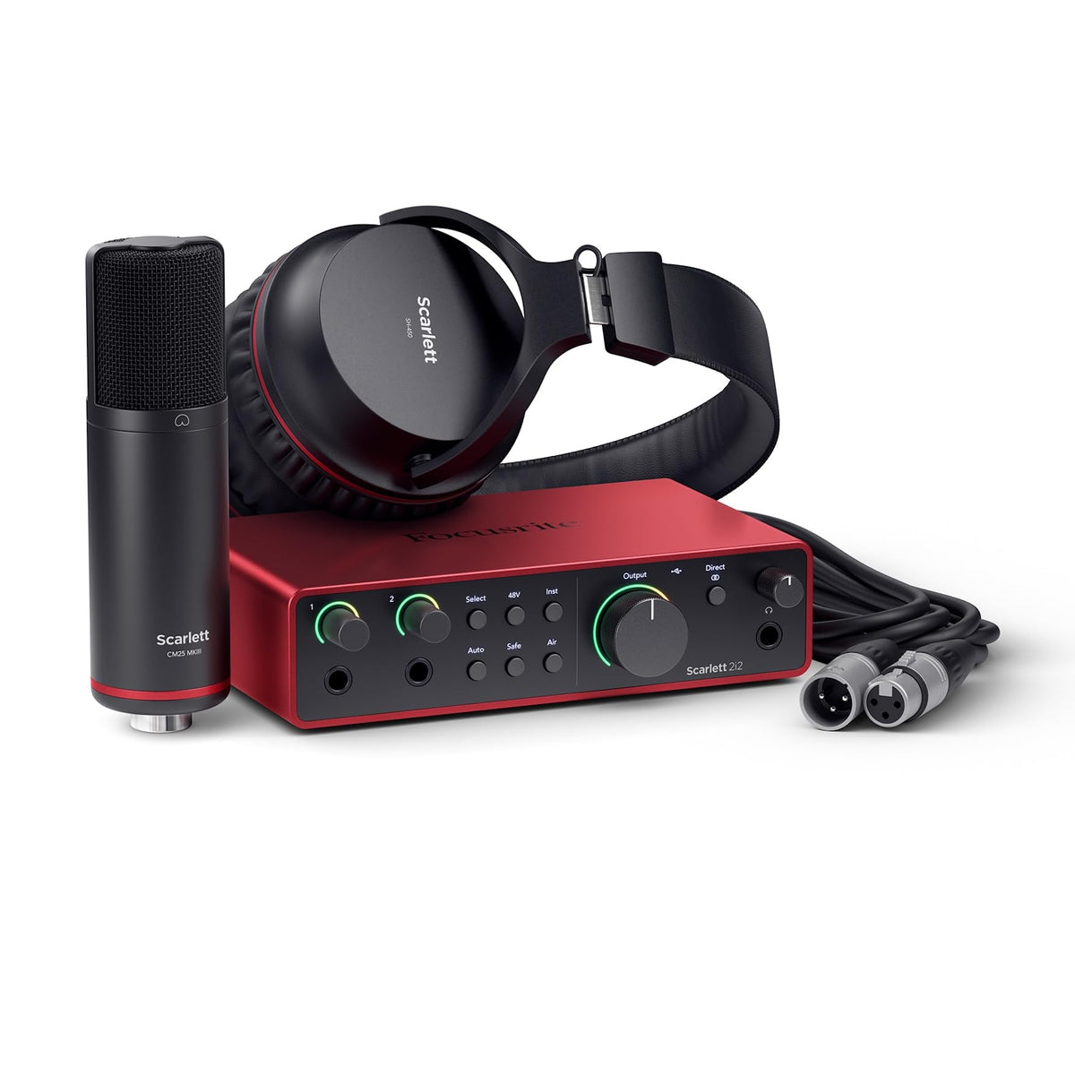 Scarlett 2i2 Studio 4th Gen USB-C Audio Interface Bundle