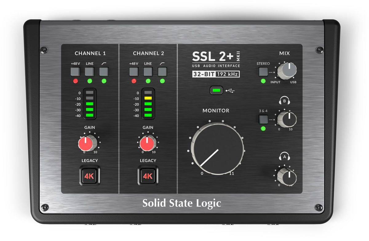 2 MKII Plus USB-C Audio Interface 2x4
