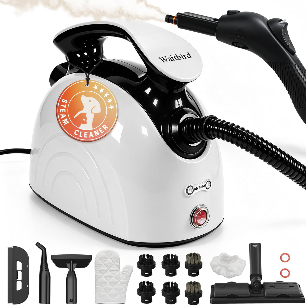 Multi-Purpose Steam Cleaner, 4.5Bar 300°F Steamer for Tile & Grout