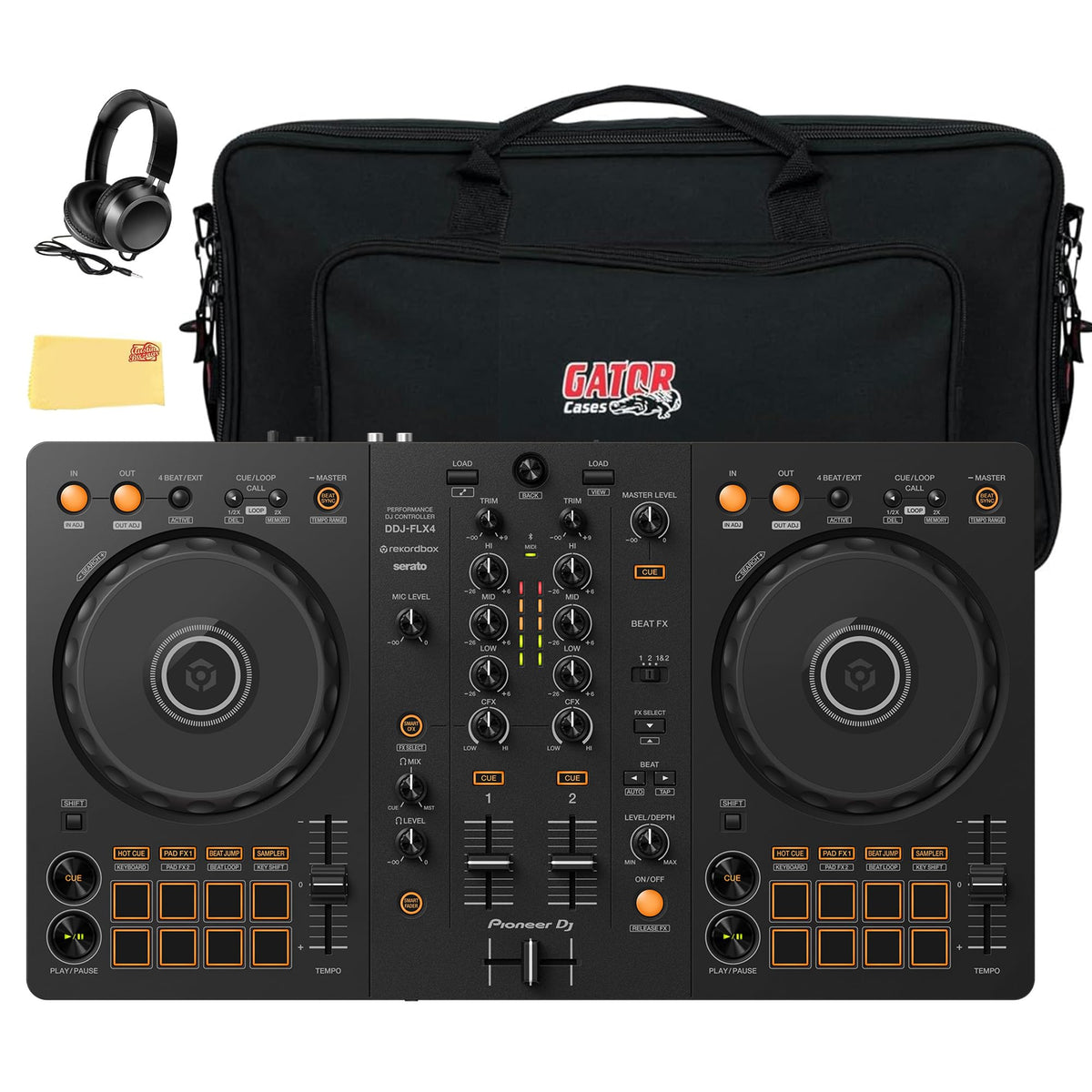 FLX4 2-Channel DJ Controller - Black