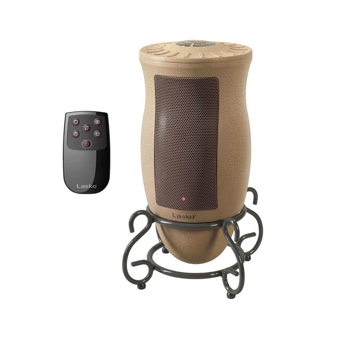 16" Ceramic Tower Space Heater with Remote Control - Beige - 6435