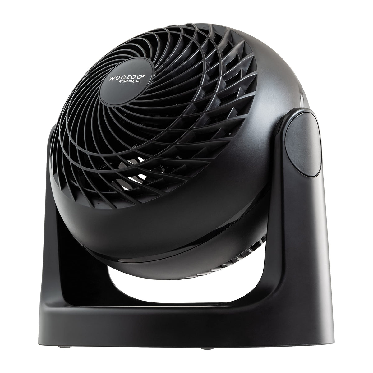 USA WOOZOO Small Desk Fan, 360° Vertical Tilt, Quiet Table Fan, Black