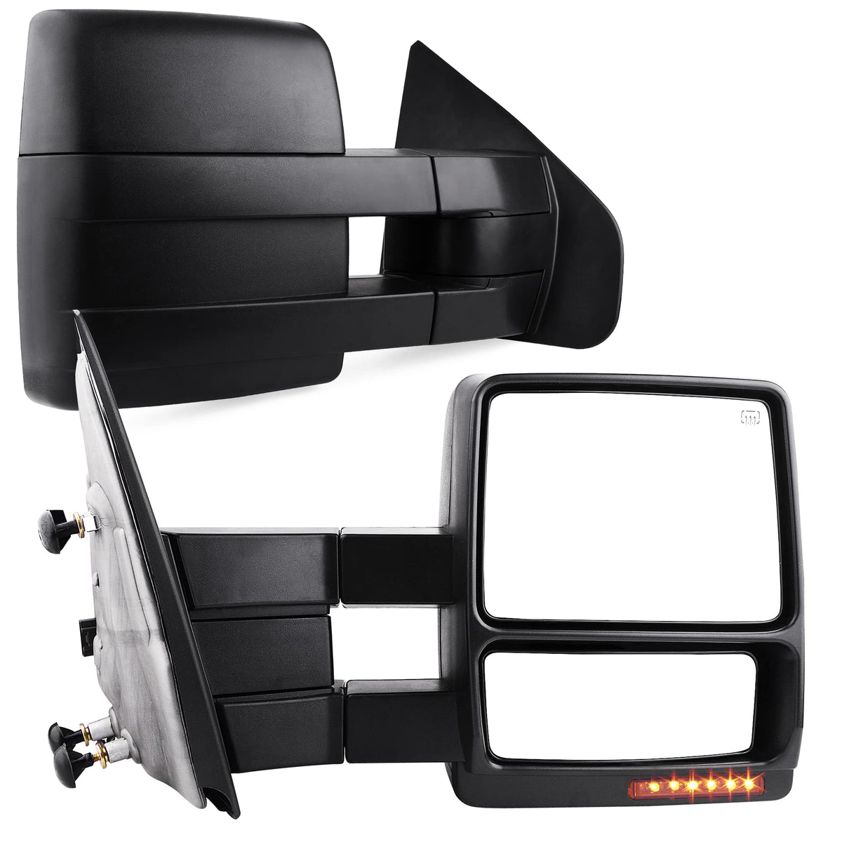 Towing Mirrors Compatible with 2007-2014 F150 Series Pickup