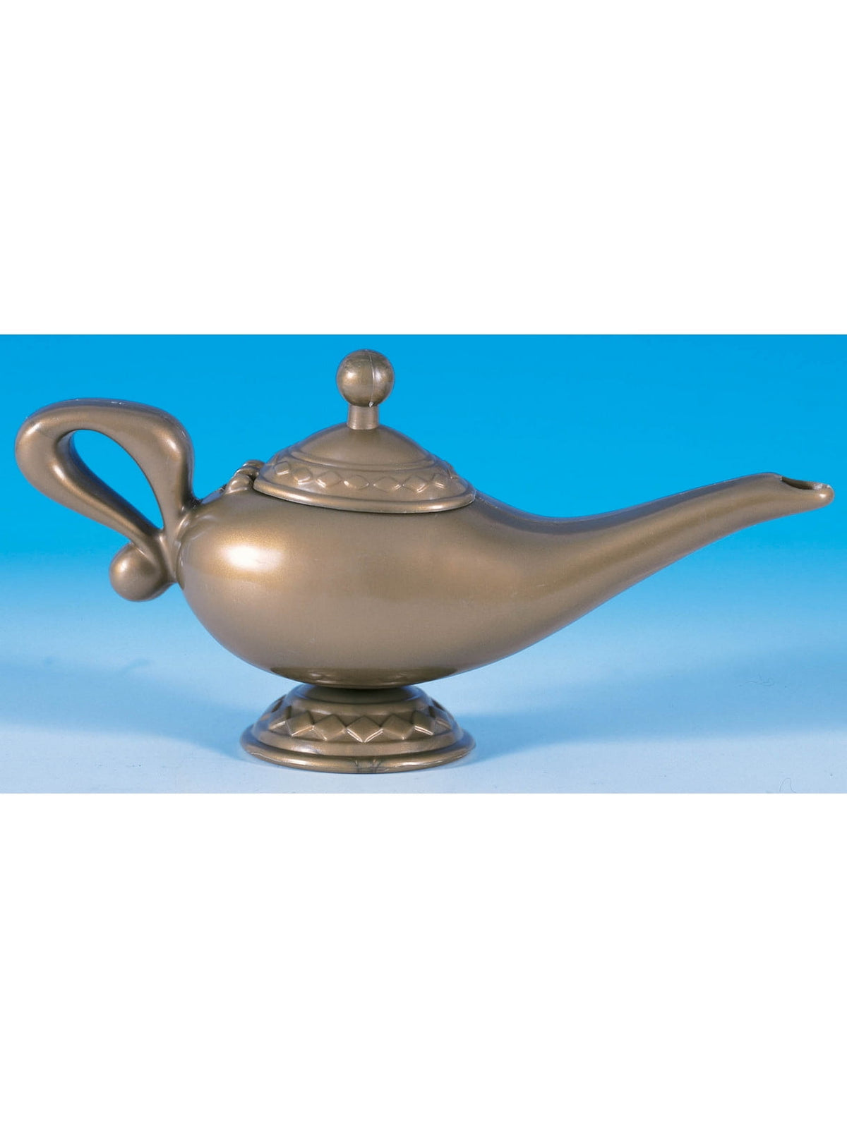 Gold Plastic Genie Lamp Prop Costume Accessory