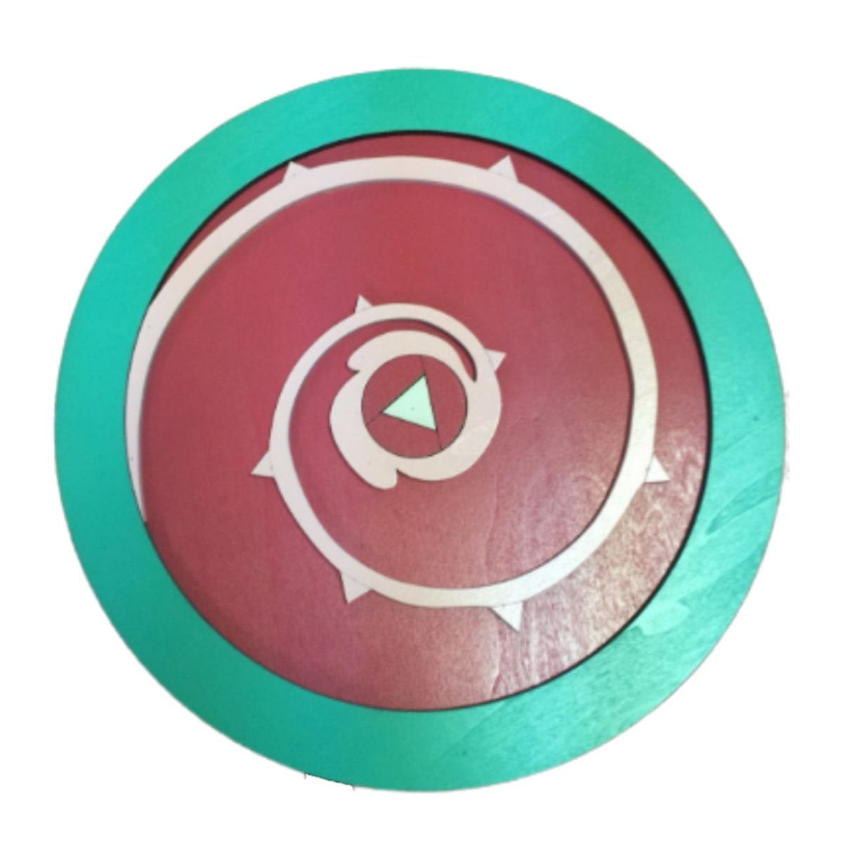 Petite Size Rose Quartz Shield | Steven Universe Costume Prop | 14" Wooden Toy Shield