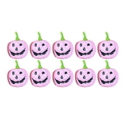Vikakiooze Halloween 10Pcs Toys Pumpkin Toys Stress Relief Toys Halloween Treating Goodie Gift Bags Filler for Girls Boys Halloween Party Favors Gifts, Pink