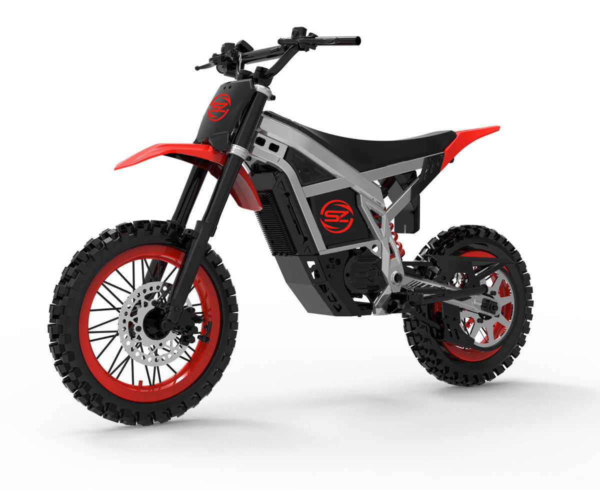 48V Mid-Drive Peak Electric Dirt Bike Dual Hydraulic Brakes