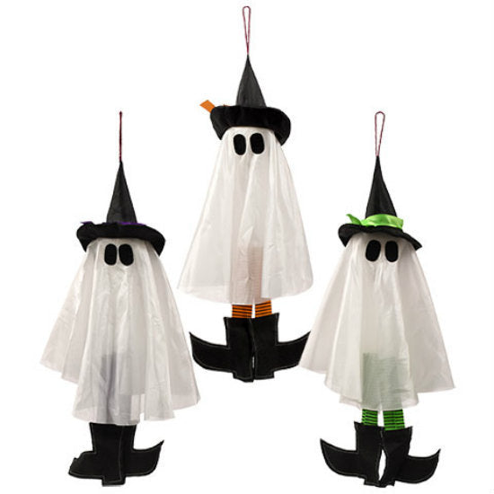 Halloween Scary 24 Inch Hanging Witch Ghost Decoration