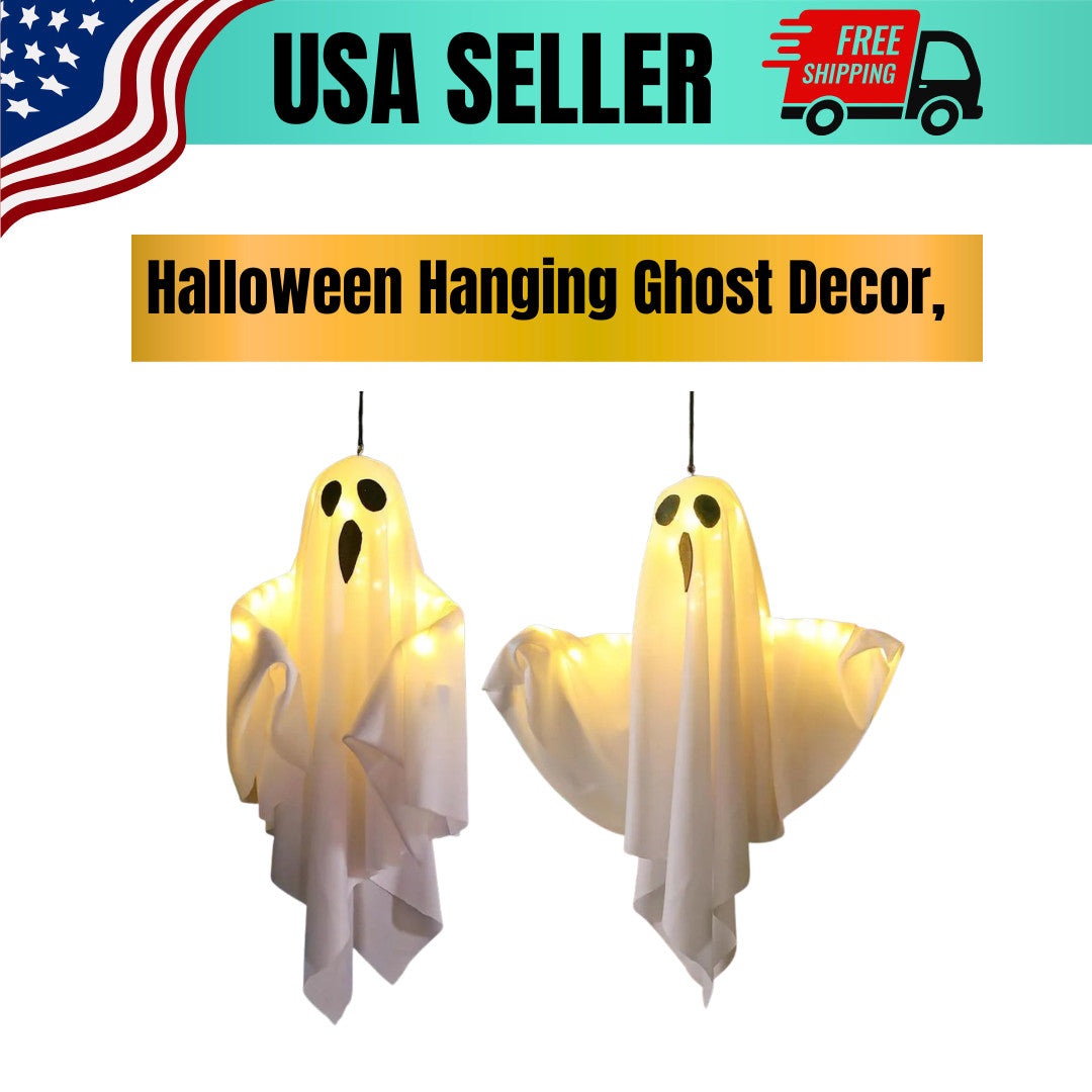 Light-Up Flying Ghost Hanging Decoration for Outdoor Yard