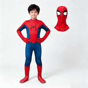 2026 New Halloween Spide Cosplay Costume, BDN Hero Costume Set, Cosplay Set Includes Jumpsuit with Mask, Unisex Halloween Party Best Birthday Gift, 100(2-3 Years)