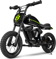 24V Kids Electric Dirt Bike 12 in Knobby Tires Ages 5+