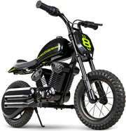 24V Kids Electric Dirt Bike 12 in Knobby Tires Ages 5+