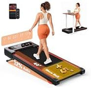 Walking Pad Treadmill with Auto Incline 12%-12Level, Quiet BLDC EvoDrive
