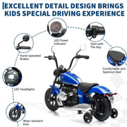 24V Kids Electric Dirt Bike with Training-Wheel Ready Frame Ages 5+