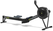 16-Level Dual-Rail Magnetic Rowing Machine, LCD Monitor, Standard Seat, Black, 300 lb Capacity