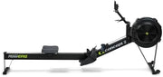 16-Level Dual-Rail Magnetic Rowing Machine, Advanced LCD Monitor, Wide Seat, Gray, 300 lb Capacity