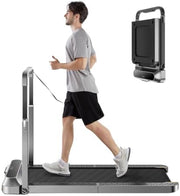 Folding Treadmill, 2 in 1 Walking Pad with Handle Bar