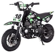 110cc Dirtbike Pit Bike ‎10" Wheels Youth Tao DB10 Kids Motocross Fully Automatic DirBike (Green)