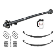 3,500 lb Idler Trailer Axle Kit – Suspension Running Gear Kit – 85” Hub Face / 70” Spring Center – 5 on 4.5 Bolt Pattern