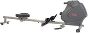 8-Level Foldable Magnetic Rowing Machine, App-Ready Monitor, Standard Seat, Black, 300 lb Capacity