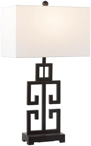 Greek Key Table Lamp Set of 2, 29" LIT4305A-SET2