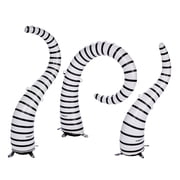 FUNBOY Inflatable Halloween Lawn Snakes 3-Pack, Black and White Outdoor Decor with Bonus Ghost