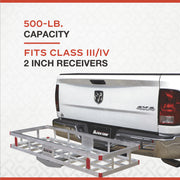 500 lb Aluminum Hitch Cargo Carrier 60 x 20 in