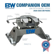 20K Companion OEM Fifth Wheel Hitch - Compatible with 2020-2026 /GM OEM Puck System - RVK3710