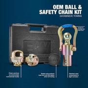 American-Made OEM Gooseneck Ball & Safety Chain Kit for, GM, - GNXA2061