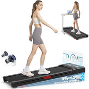 Walking Pad Treadmill 450 lb Capacity, Auto Incline Under Desk Treadmill