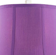 25 1/2" High Brushed Nickel Table Lamps Set of 2 Stacked Acrylic Gem