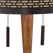 Hunter 64" Tall Rustic Modern Floor Lamp Living Room