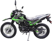 New XHawk Enduro 250cc Dirt Bike Motorcycle EFI Dual Sports Bike Street Bike 6 Speed Enduro Dual Sports Bike Adult Motorcycle Bike 250cc Street Bike (Green Color)