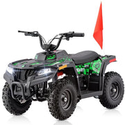 Electric ATV, Electric 4 Wheeler for Kids 6-13, Dirt Quad (Green)
