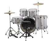 Accent Series Drive Drum Set (Silver Foil)