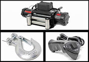 9,500LB Electric Winch with 100FT Steel Cable - IP67 Waterproof, 5.5HP Motor, Heavy-Duty Off-Road Recovery Winch for Trucks & Jeeps
