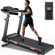 3.5 HP Treadmill with 20% Auto Incline for Home, Heavy Duty 400lb Capacity