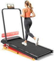 Walking Pad Treadmill 10% Incline, Foldable Handle, Under Desk Treadmill