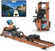 16-Level Scull-Style Magnetic Rowing Machine, App-Ready Monitor, Standard Seat, Charcoal, 250 lb Capacity