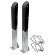 High-Impact Pontoon Guides for Trailers - Boat Trailer Guides - Trailer - Boat Accessories (2 Pack) with mounting hardware included