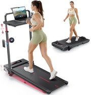 Walking Pad with 6% Incline, 2.5HP Treadmill, 0.6-3.8 MPH, 300 lbs
