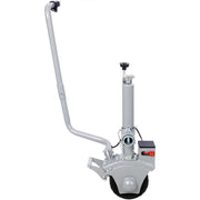 Electric Trailer Dolly, Heavy Duty Swivel Boat Trailer Jack with 22 ft/min Moving Speed and 8'' Rubber Tire, 5000lbs Towing Capacity, for Travel Trailer Camper, RV, 12V DC