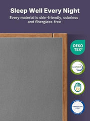 3 Inch Queen Size Extra Firm Mattress Topper, High Density Foam