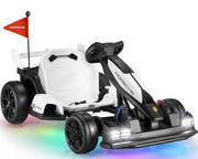36V Electric Go Kart for Kids, Licensed Porsche Drift Kart, White