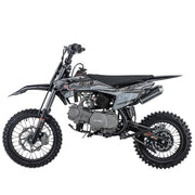 Lynx 125cc Dirt Bike, 4-Speed Semi-Automatic Pit Bike with Zongshen 4-Stroke Engine, Kick Start, 14"/12" Wheels(Green)
