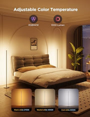 RGBIC Floor Lamp Basic 2-Pack, Standing Lamp for Bedroom Living Room